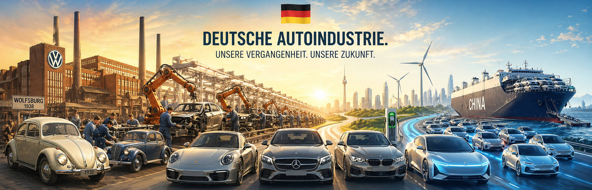 Deutsche Autoindustrie — Wolfsburg, Hersteller, E-Mobilität, China-Export