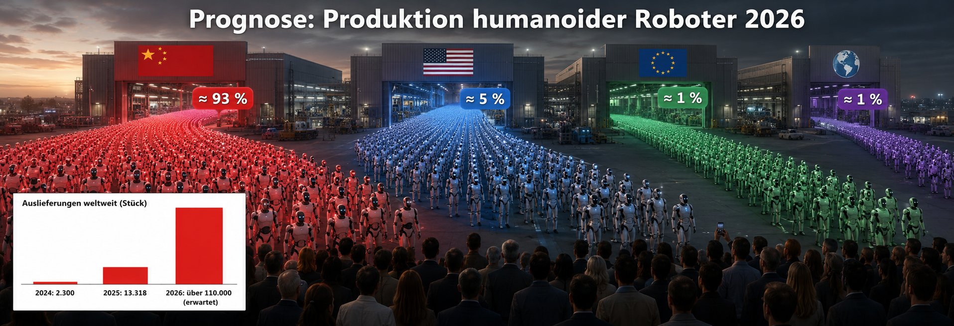 Symbolbild humanoider Roboter. Das Video liegt bei YouTube: Brett Adcock fuehrt durch Figures Hauptquartier in San Jose