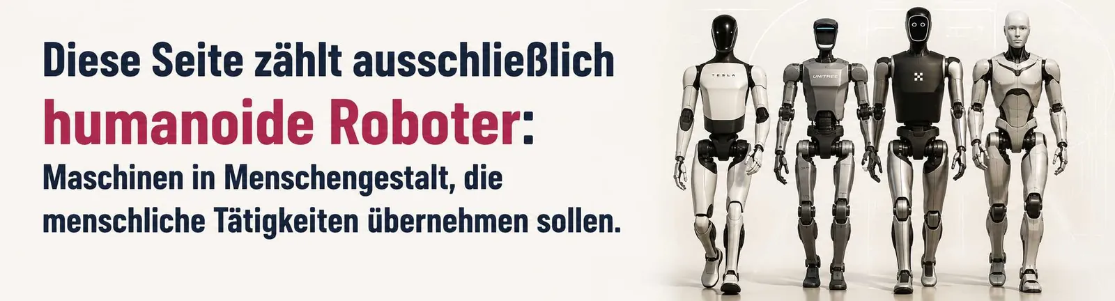 Diese Seite zählt nur humanoide Roboter